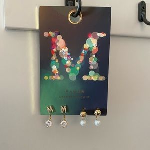 Anthropologie “M” Earrings